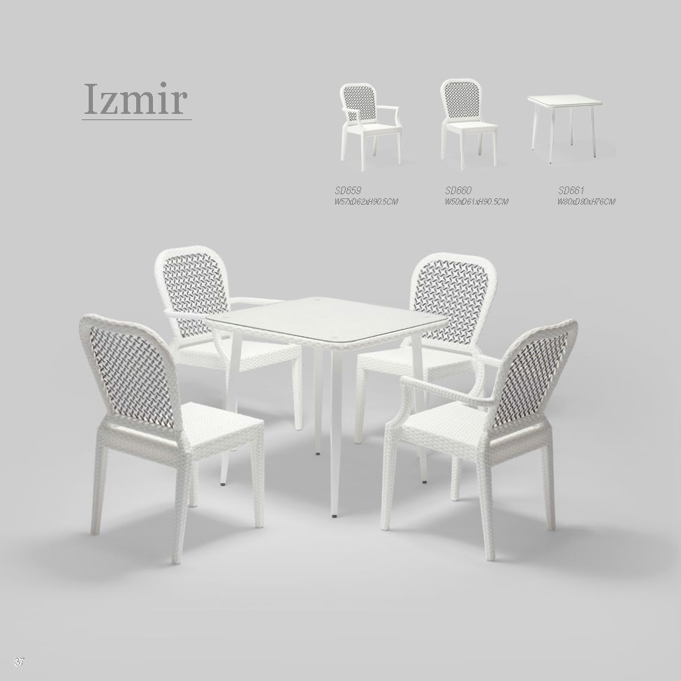 outdoor furniture alum.chair alum.table