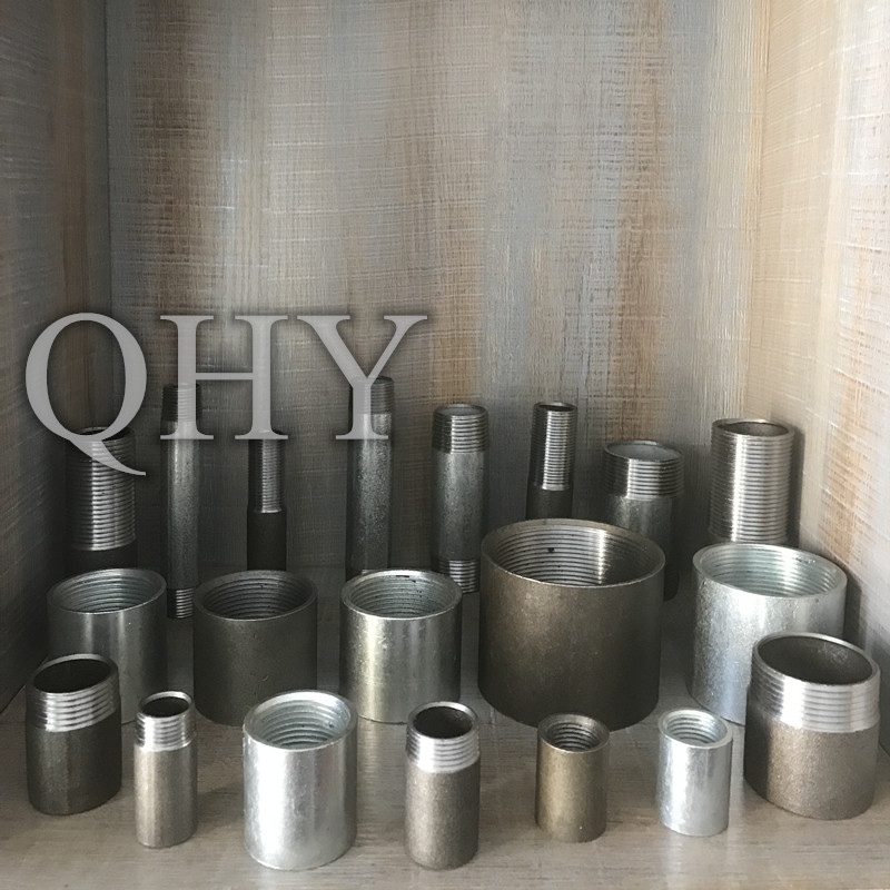 Carbon steel male and female sockets/coupling pipe nipples
