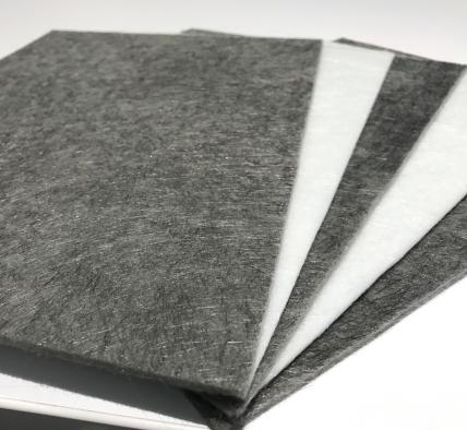 Fiberglass tissue felt. Fiberglass surface mat, fiberglass wet process mat, fiberglass insulation mat