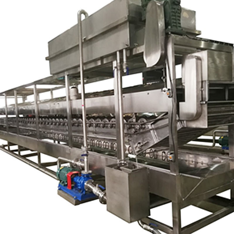 Continuous frying machine