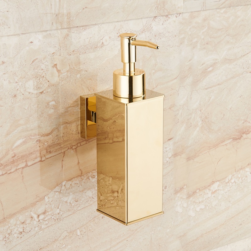 Square soap dispenser bathroom toilet kitchen hotel push-type manual soap dispenser