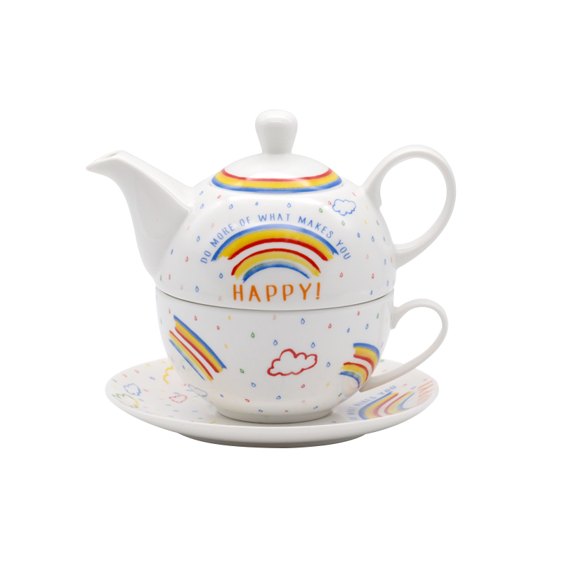 ZH-1946 rainbow tea for one