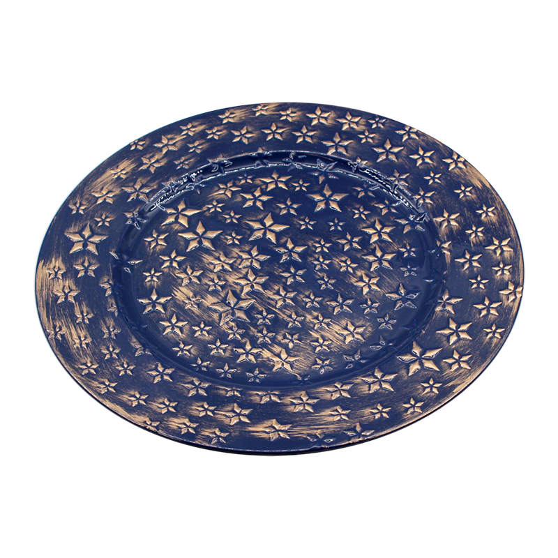 Plastic charger plate