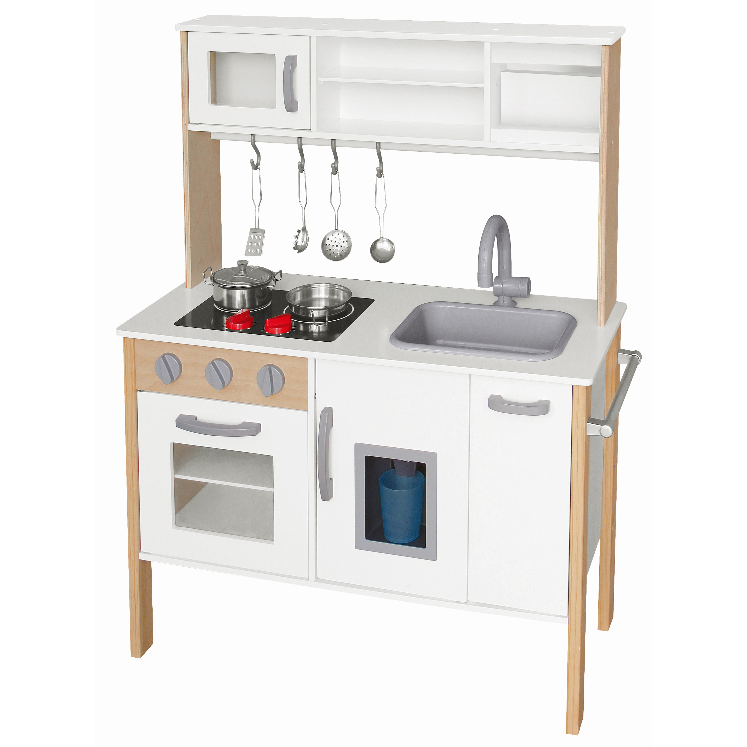 IKEA style wooden pretend kitchen toy