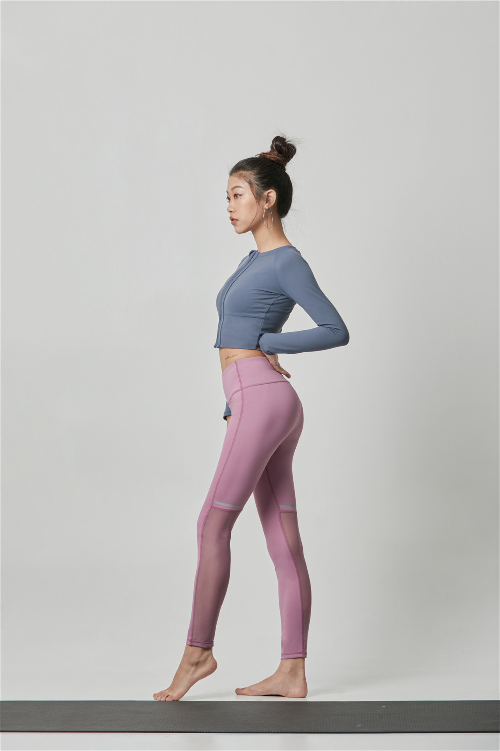 Sexy Mesh Sports legging Tight Womens High Waist and Hip Lift Yoga Leggings Fitness Pant Workout Pant
