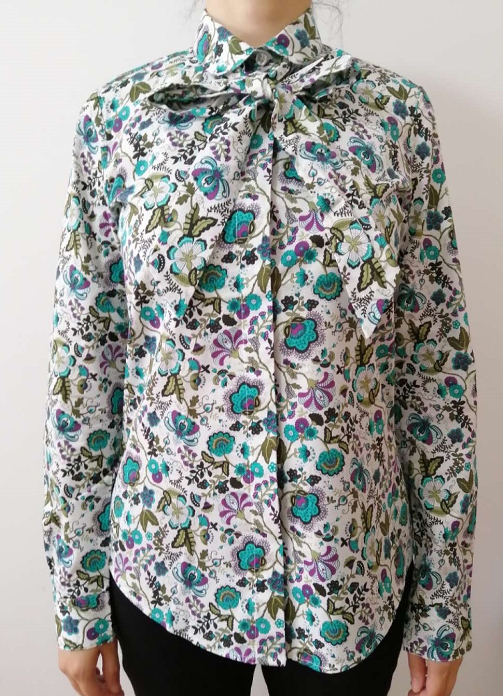 Women shirt，ladies shirt, ladies blouses, women blouses,woven shirt,cotton printed shirt