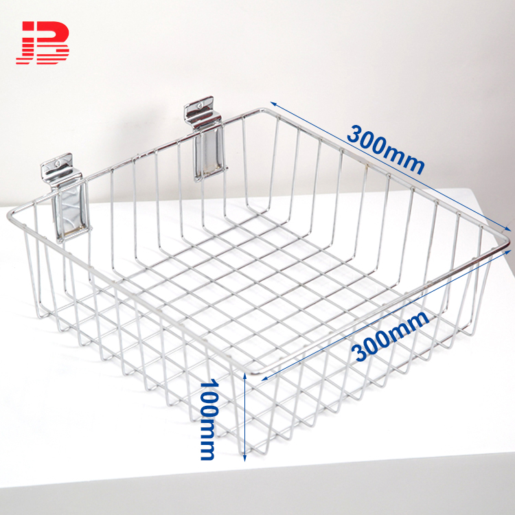 Gridwall basket 300*300*100mm size can be customized