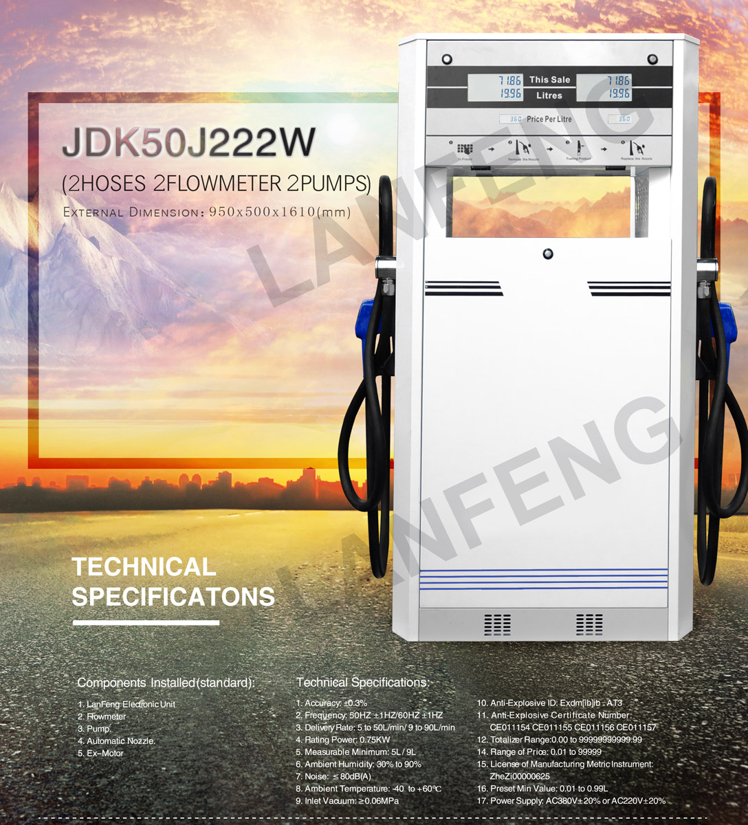 Lanfeng Fuel Dispenser Gas Pump