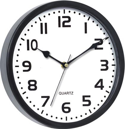 Metal Wall CLOCK; Decorative clock; Simple Round 12 inch 30CM wall clock