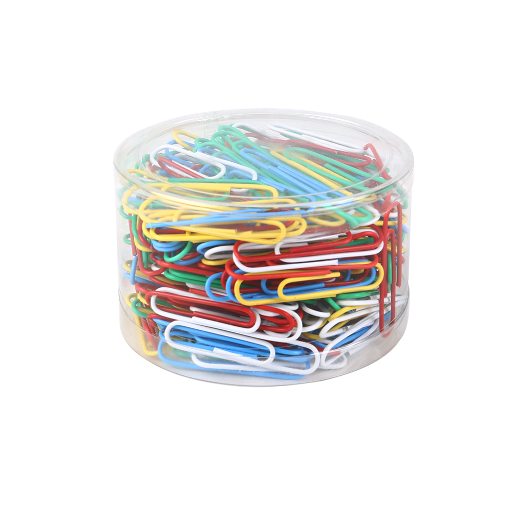 Eagle assorted colors vinyl coated paper clips 33mm