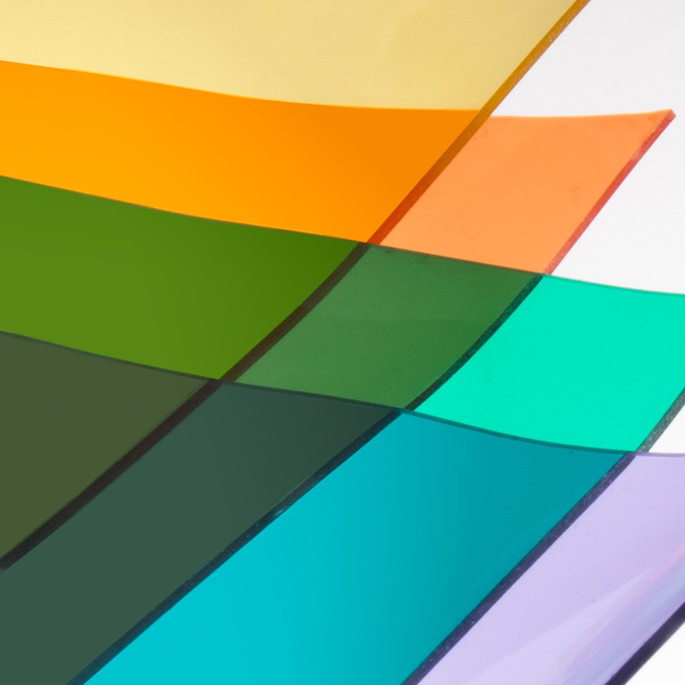 colored super clear pvc film