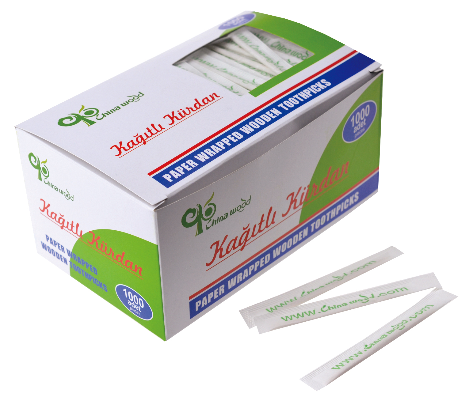 wooden toothpick individual wrapped