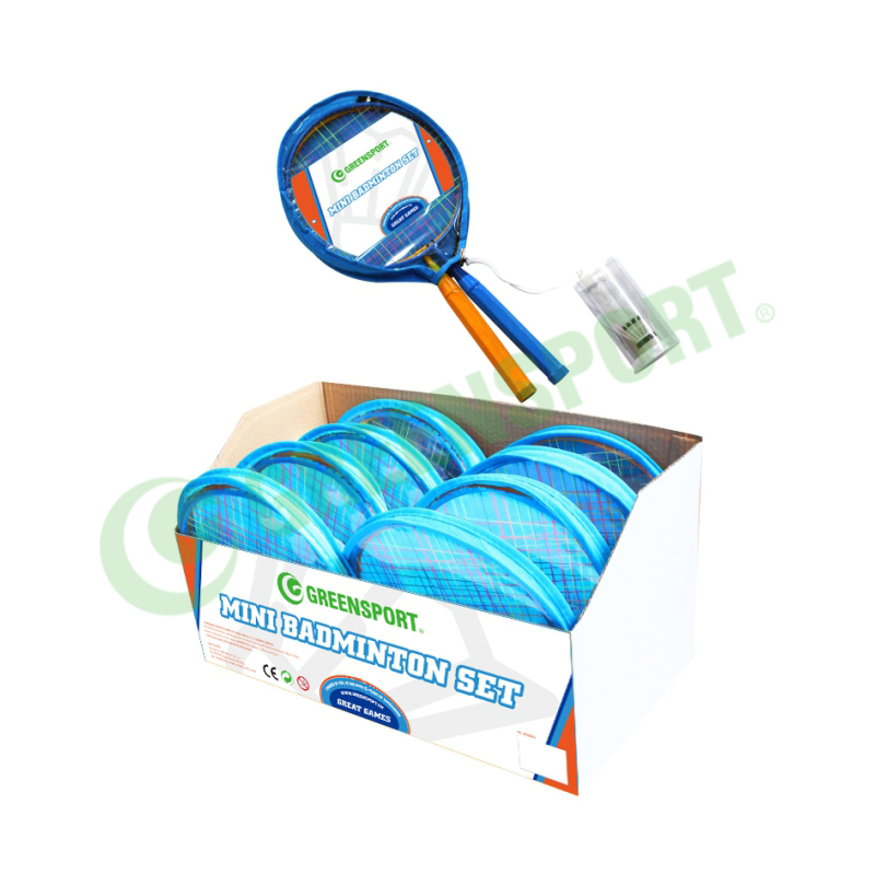 Mini badminton set with carry bag packing for kids toys