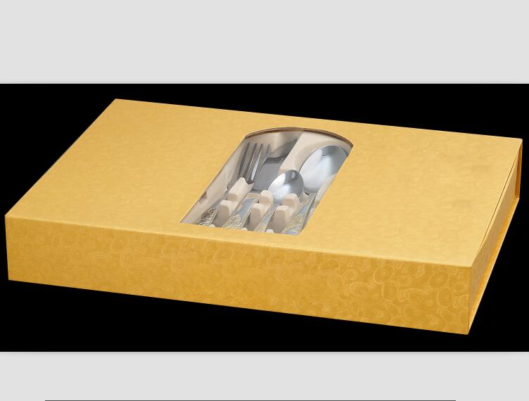 24pcs Cutlery Set In Color Box Packing