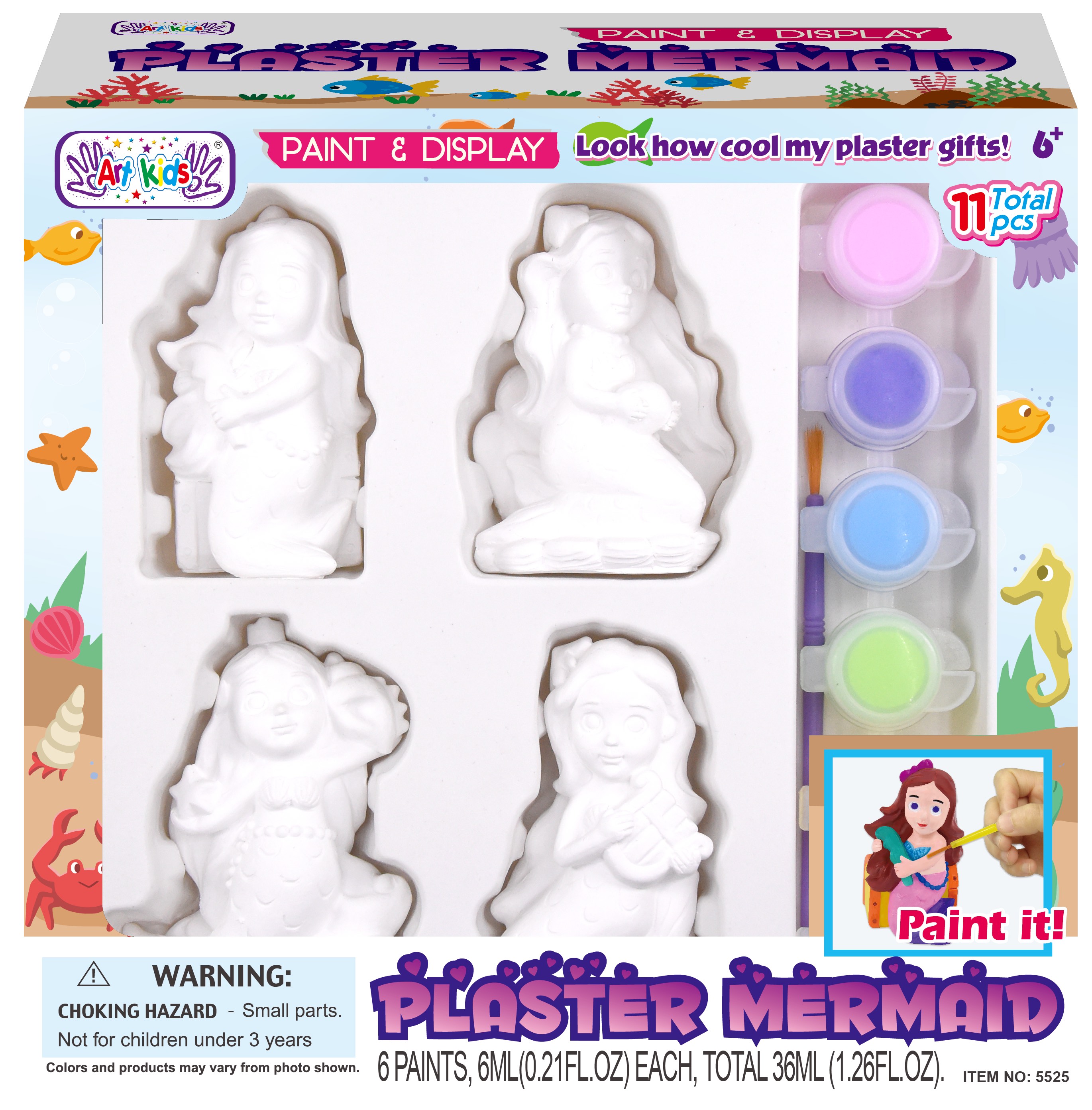 Paint & Display Plaster Mermaid