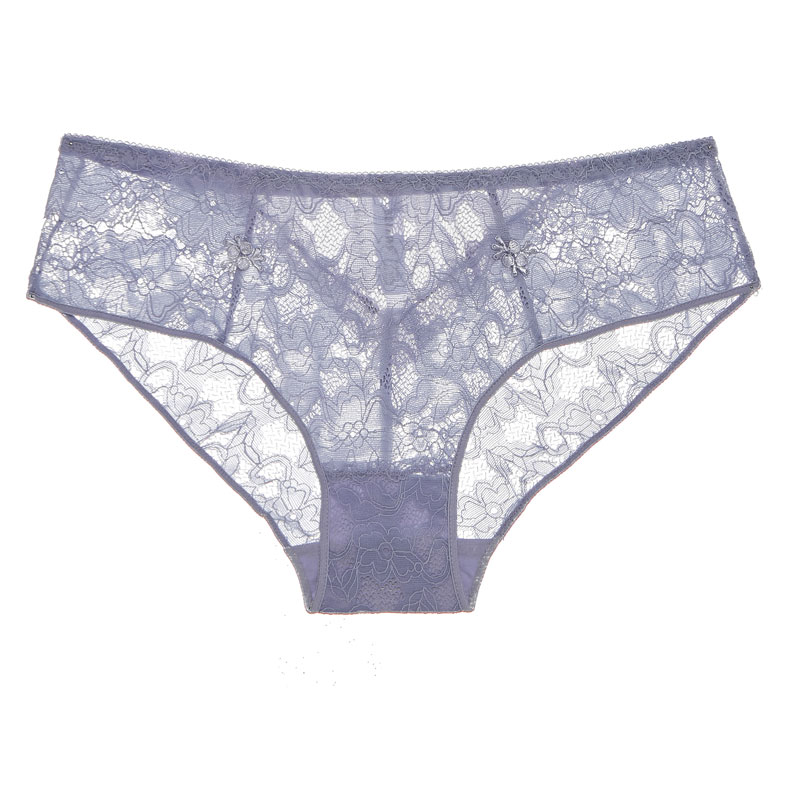 Custom Available Full Lace Mid-waist Women Hipster