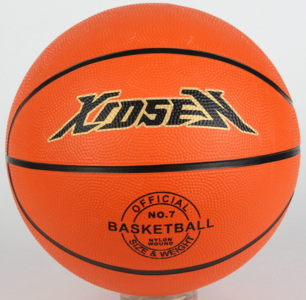 Rubber Orange Basketball