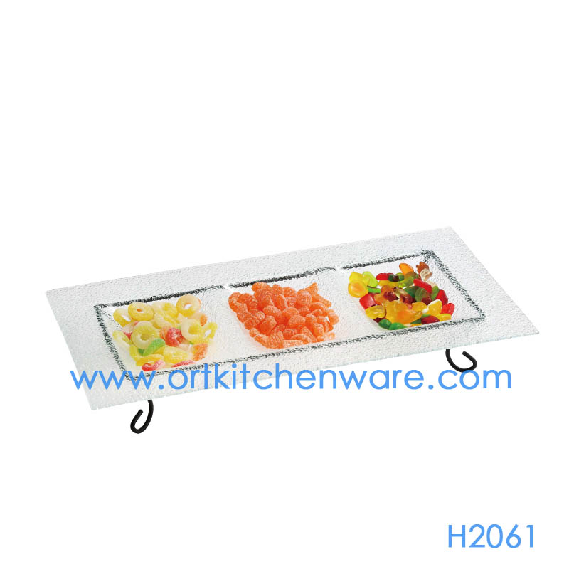 glass fruit plate