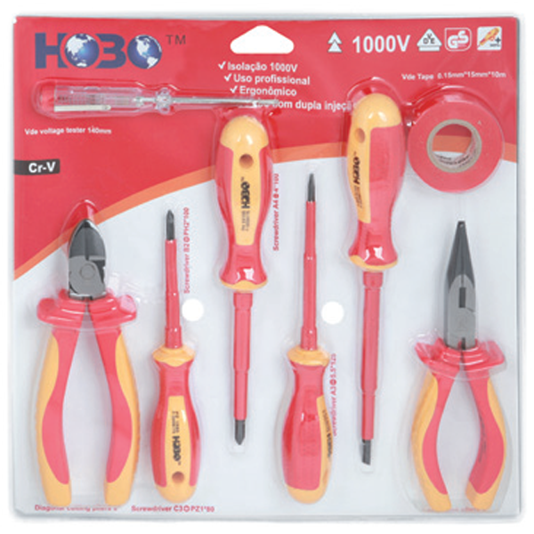 Vde Insulation Pliers &screwdrivers 8pcs Set 1000v