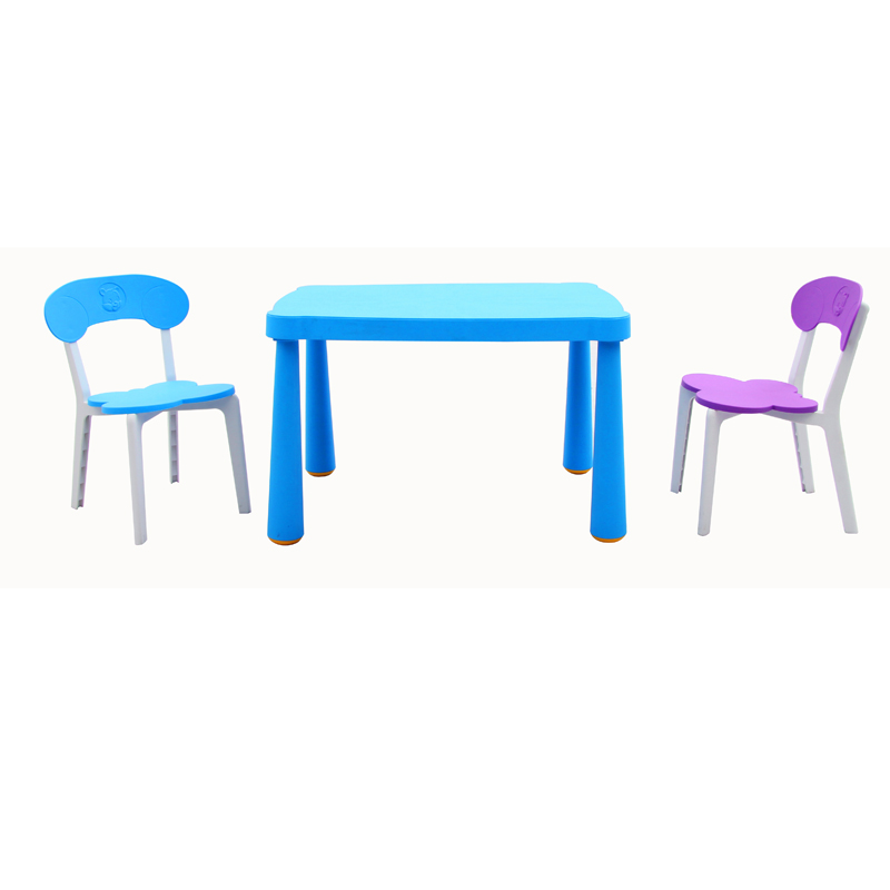 1 Outdoor leisure furniture Kids plastic chair and table suits