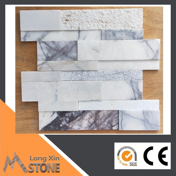 Natural Fragrant Snow white Marble Stone wall tile 30X30 CM