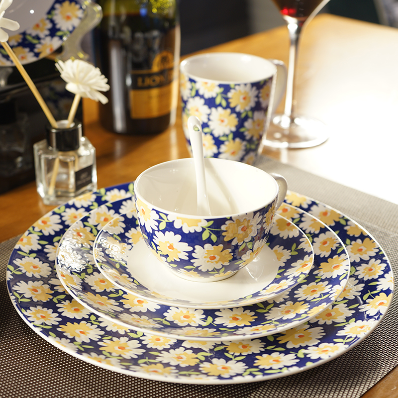 New bone china in-glaze dinner set