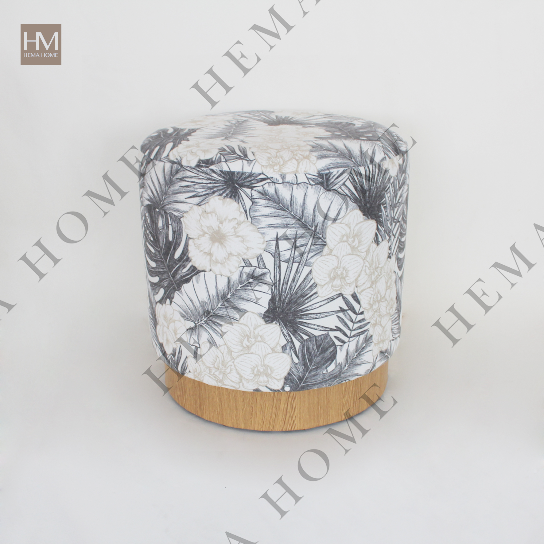 A Digital Printed Pouf