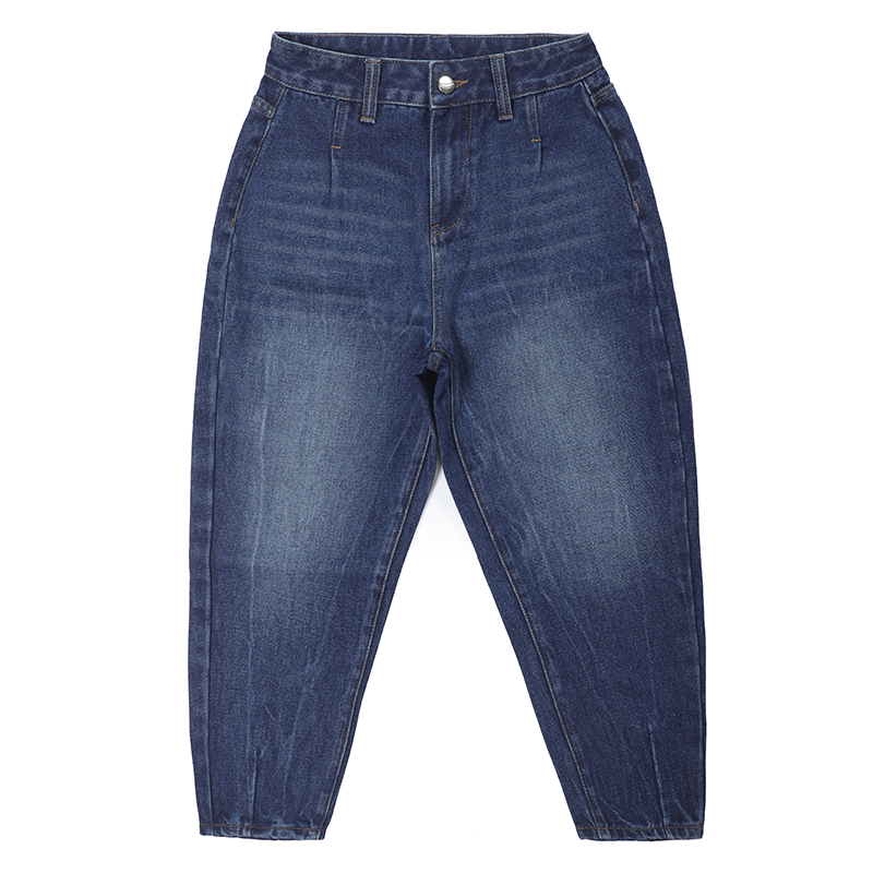 Wholesale Dark Blue denim jeans custom jeans Famale pants G2625-Z