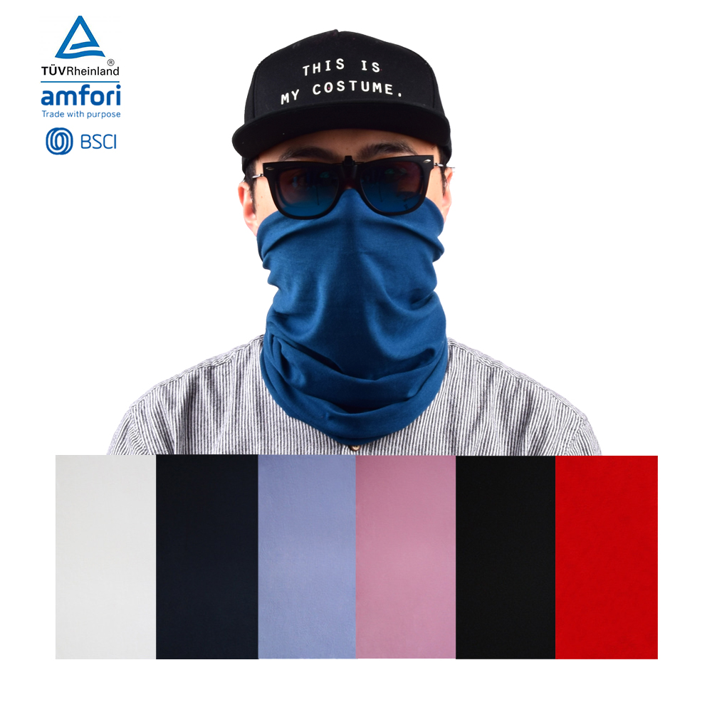 Wholsale anti sun uv UPF50+ blank sublimation custom printed neck gaiter bandana