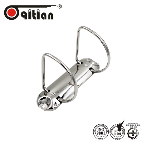 2 Holes D Ring Binder Clip for PP Plastic Folder