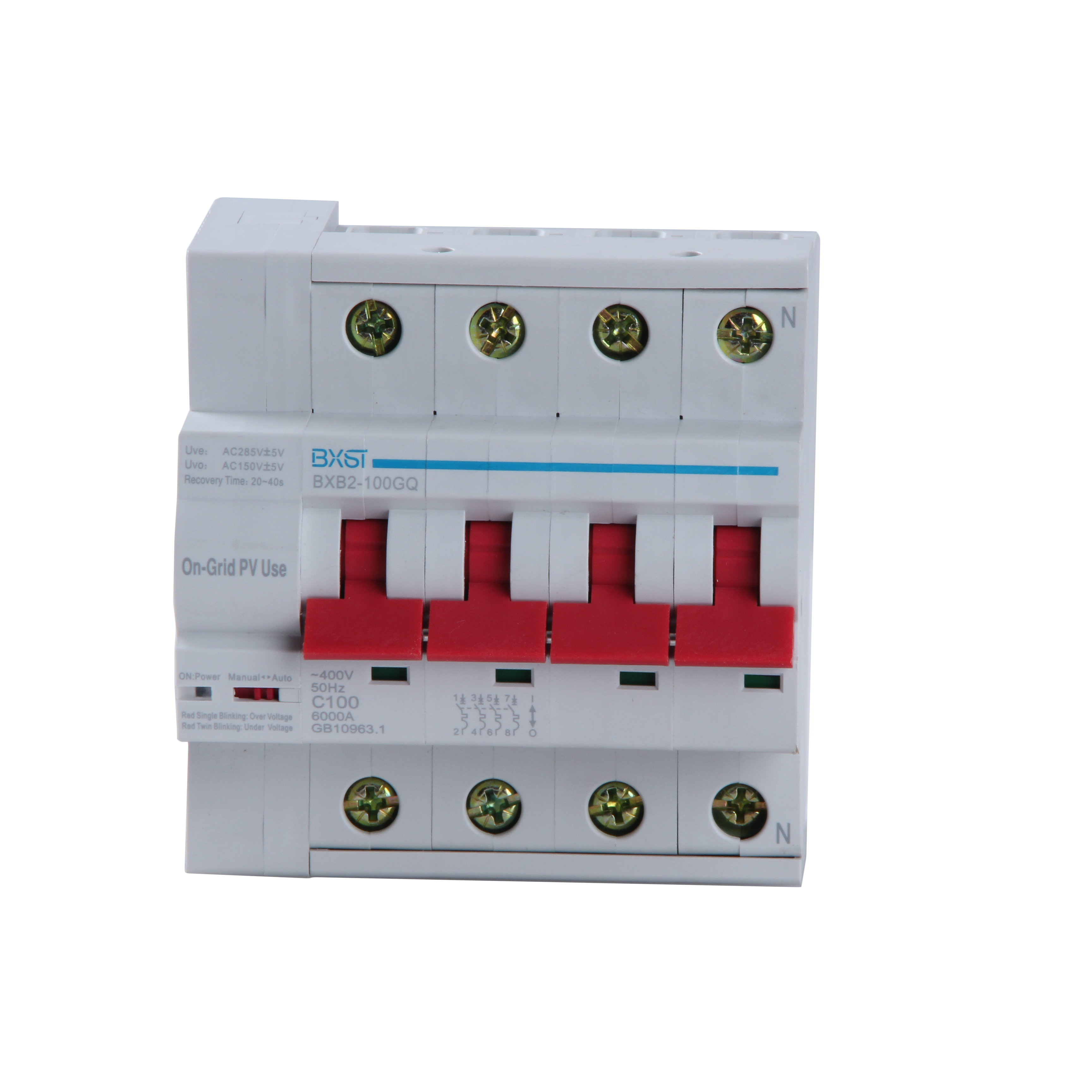 BX-V006-100-3 High Quality Three Phase Solar Energ Electric Mini Circuit Breaker