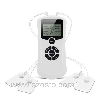 2020 FDA Portable Low-frequency EMS and Tens Unit Medical Equipment Dual Output Stimulate Digital Therapy Massager