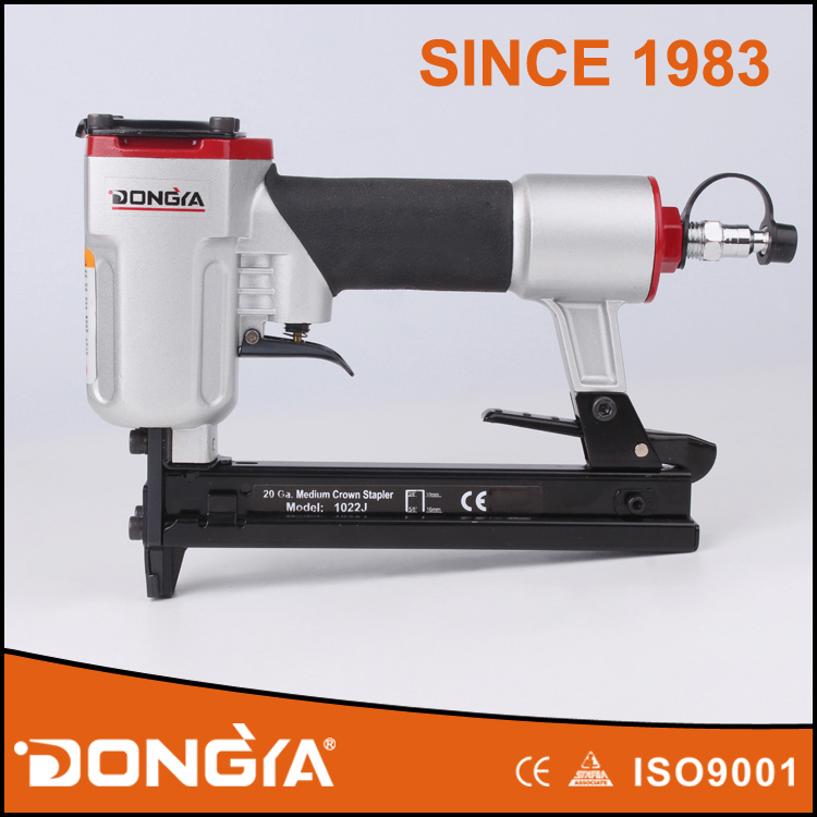 DONGYA Pneumatic Medium Crown Stapler 1022J for Wooden Materials
