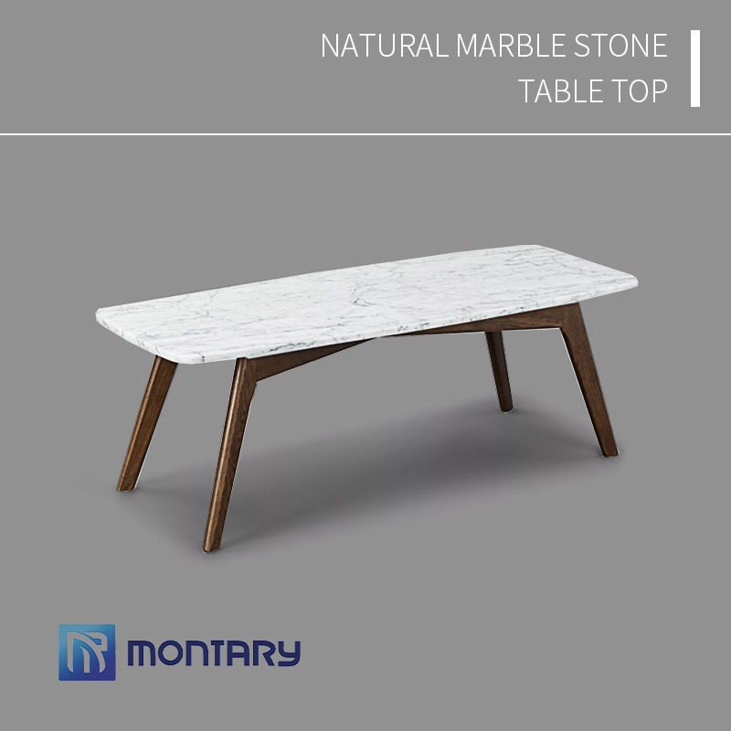 Natural marble table top