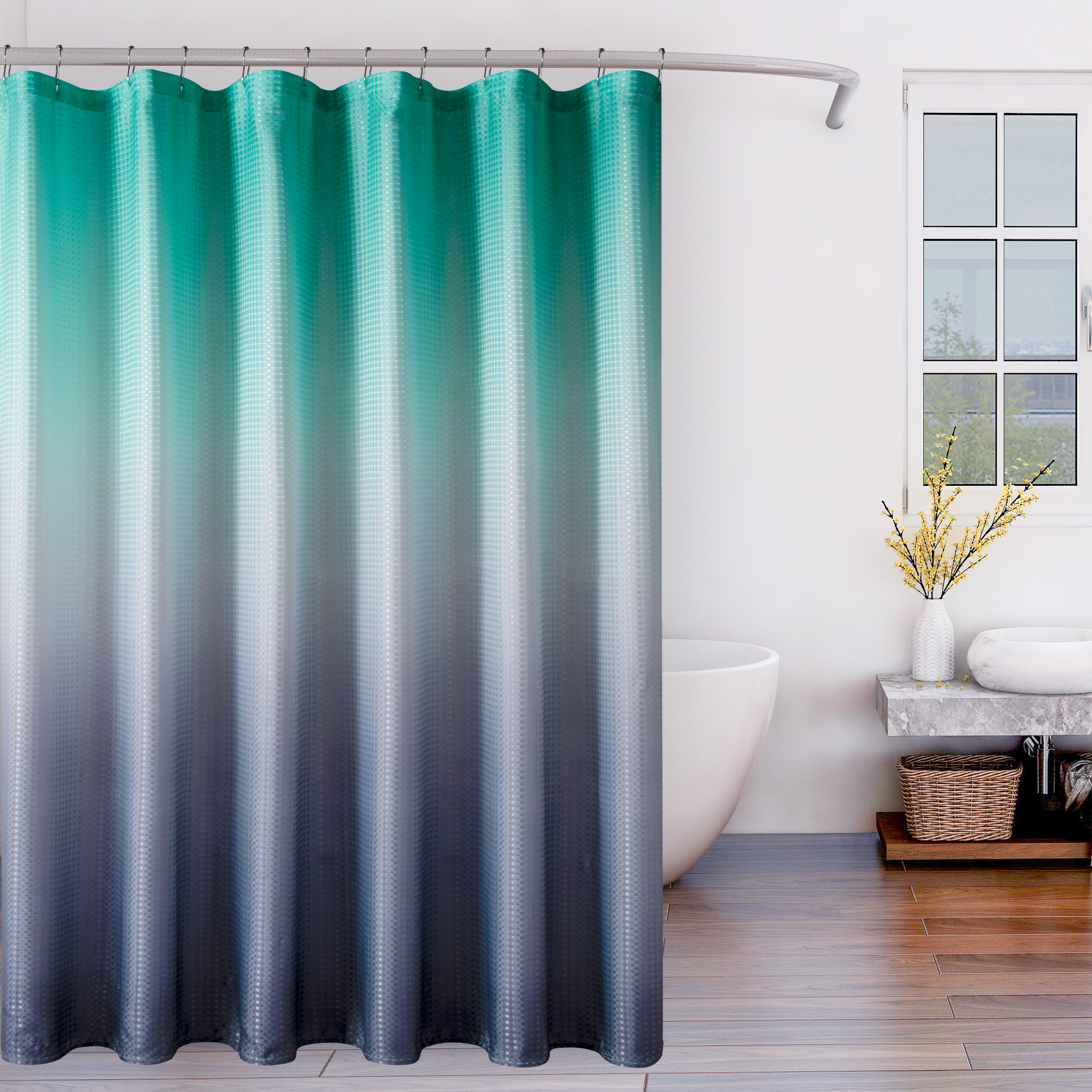 Ombre Shower Curtain