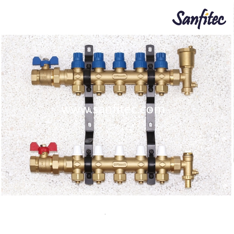 brass fittings; Brass fittings for water supply; brass pex fittings; brass pipe fittings; copper fitting; reducing tee; manifold; radiator valve; DZR brass fitting; sanfitec，Manifold