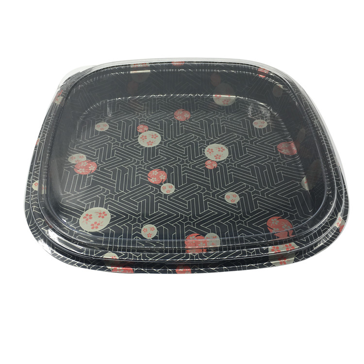 SM1-3112 PS Seafood blister plastic Disposable Frozen shrimp tray take away food container
