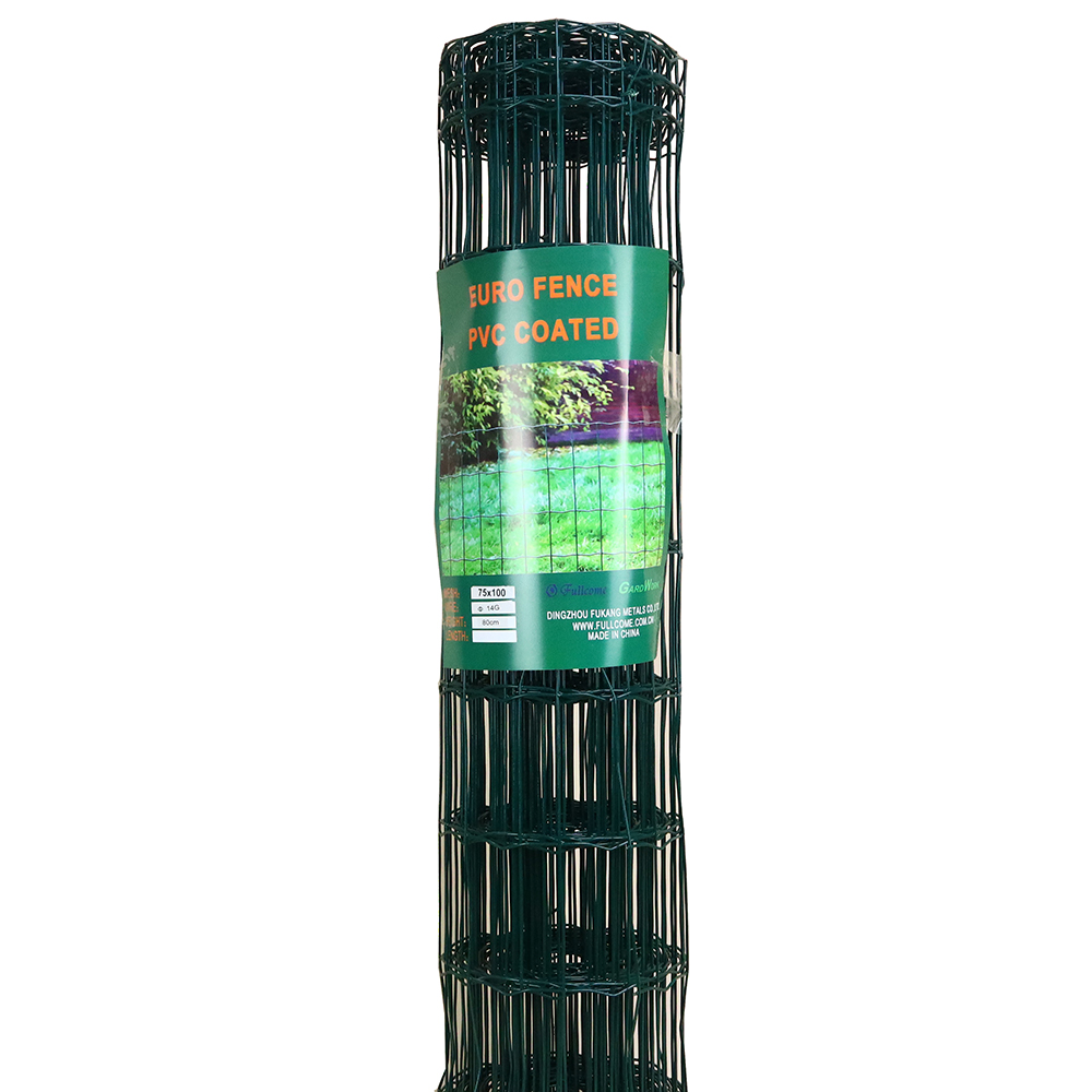 Euro Fence Green PVC Coated Steel Mesh Fencing