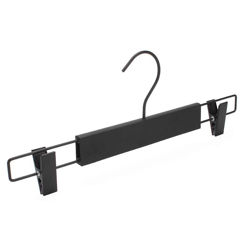 black rubberized plastic pants hanger