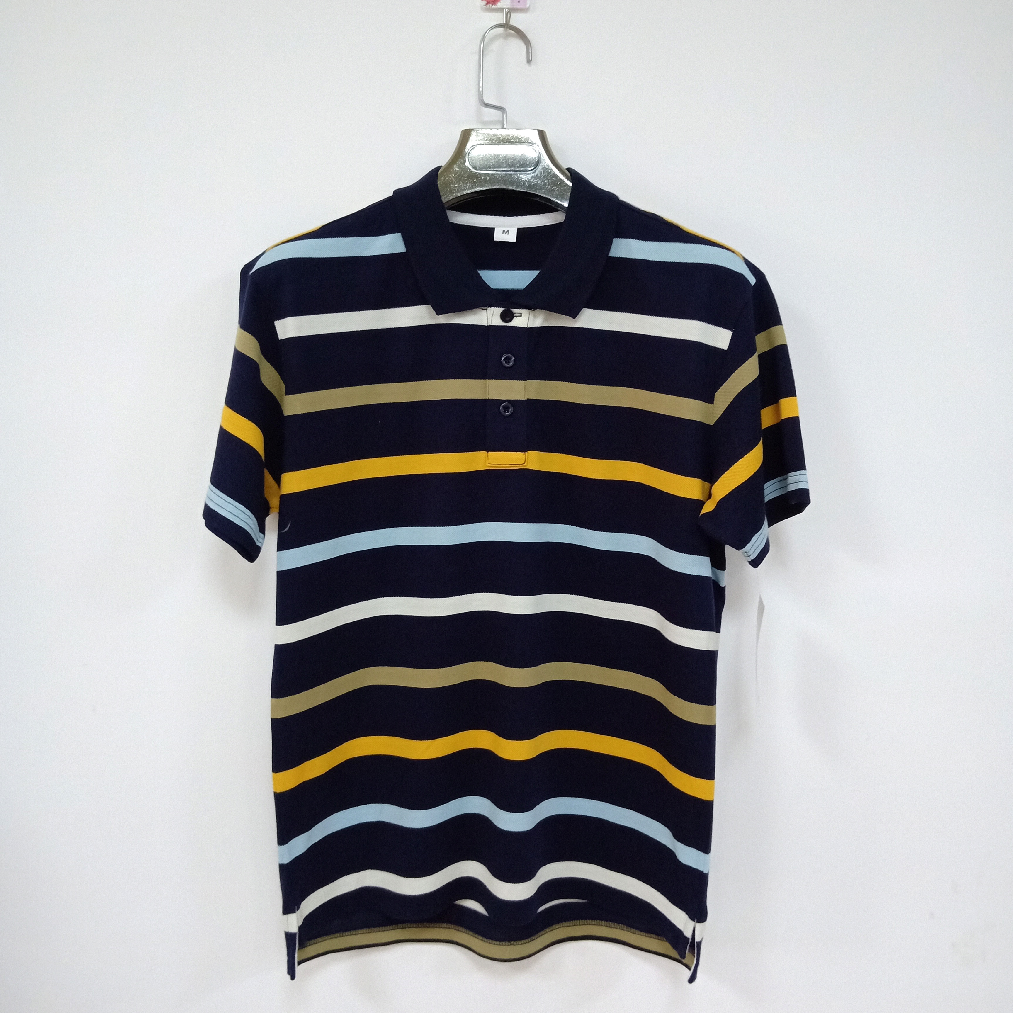 Men's Polo Yarn Dye Woven Shirt