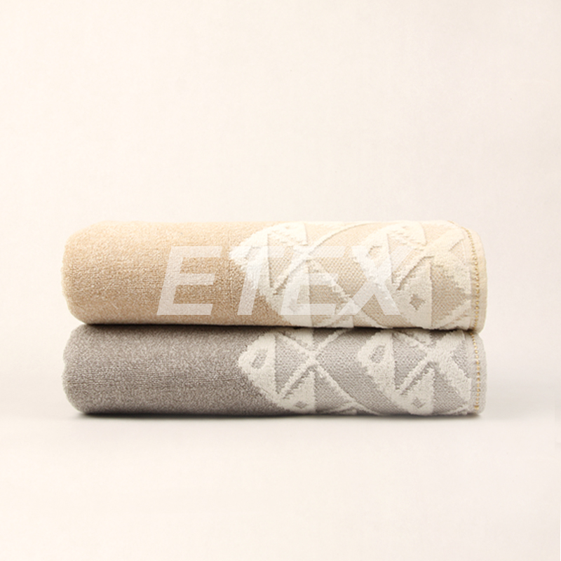 fancy yarn dyed jacquard towel
