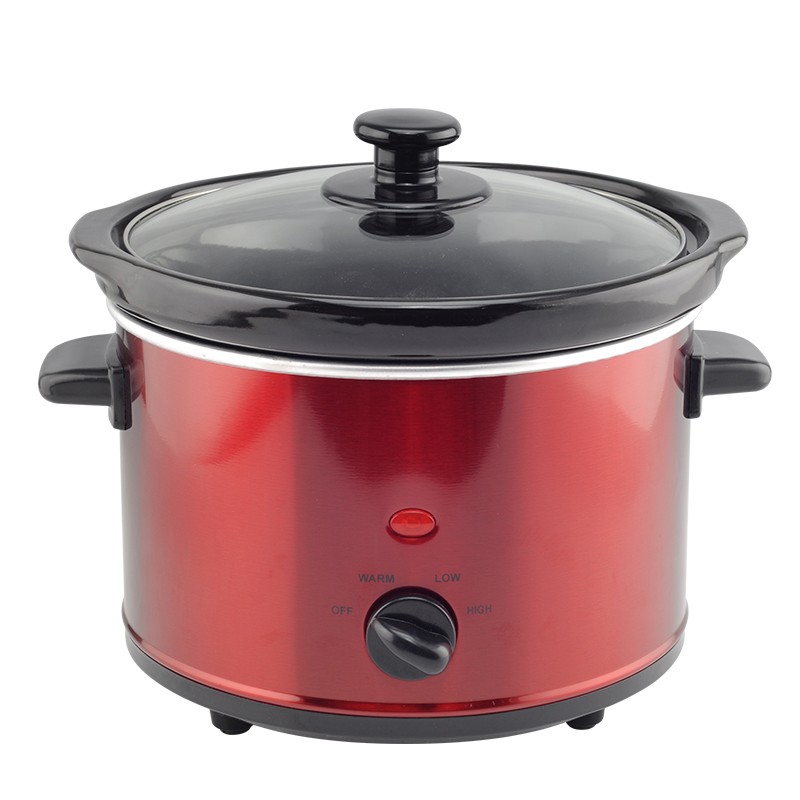Multi Electric Stainless steel Round Slow Cooker CROCK POT 1.5L