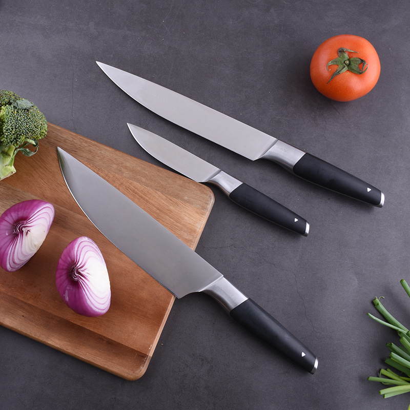 New Classic Kitchen Knives Set 3pcs Chef Knife Carving Knife Paring Knife