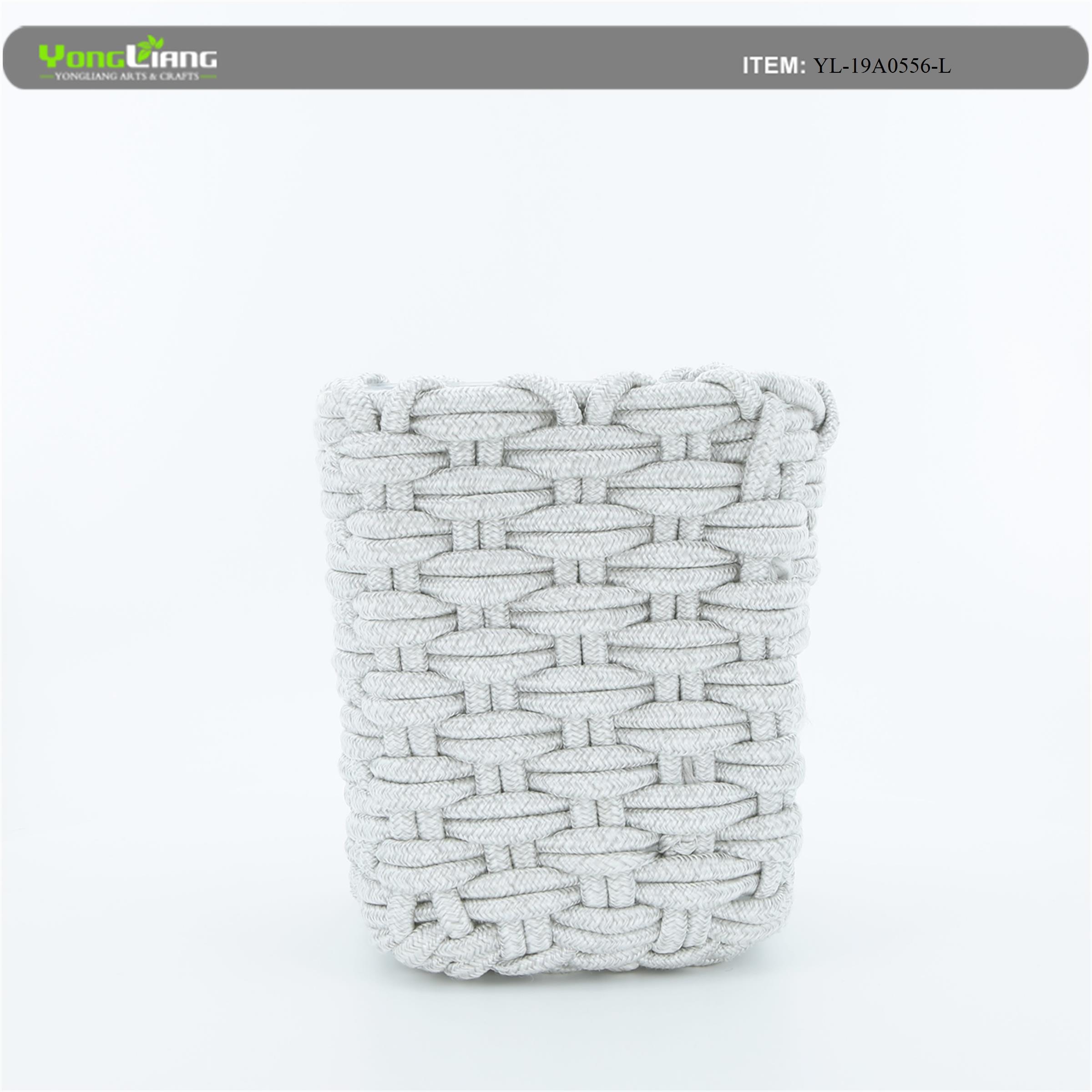Polypropylene Rope Weaving Waste Basket