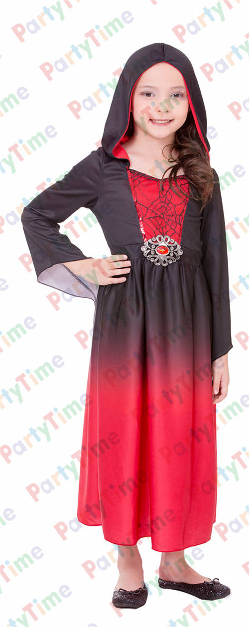 Gothic Lady hooded dress
