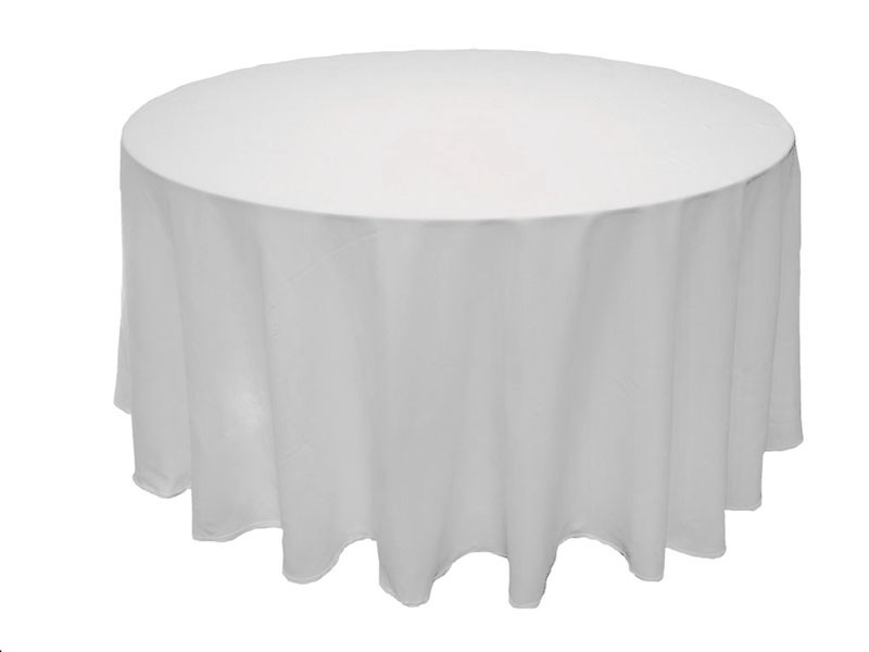 100% polyester round table cloth