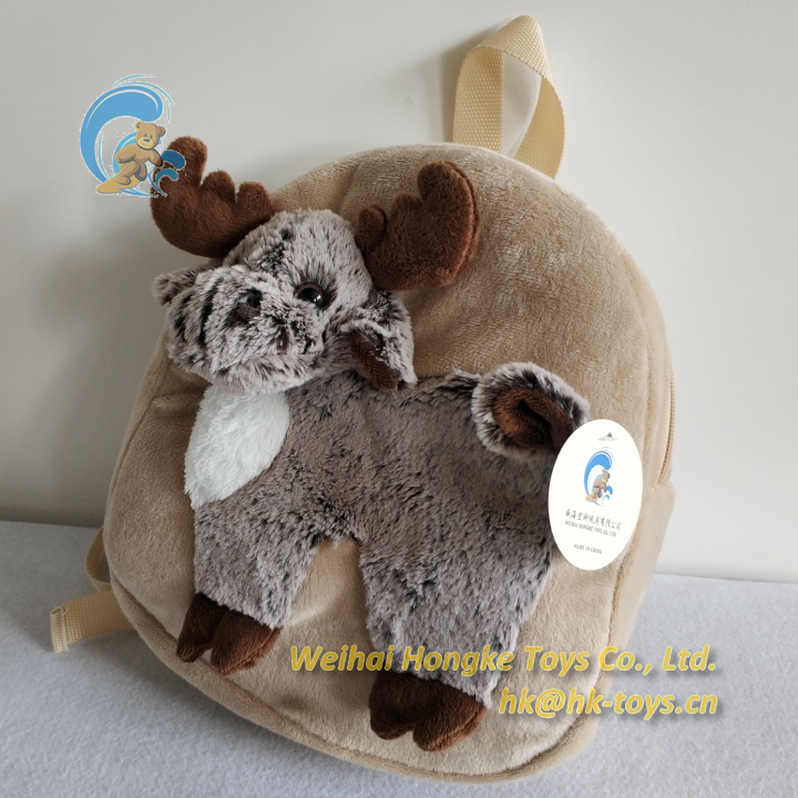 Backpack, Plush Moose / Reindeer, XH00404M