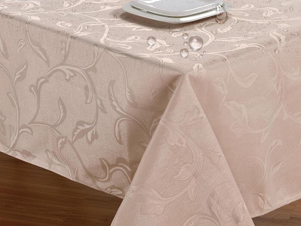 Jacquard waterproof table cloth from factory/Hailande