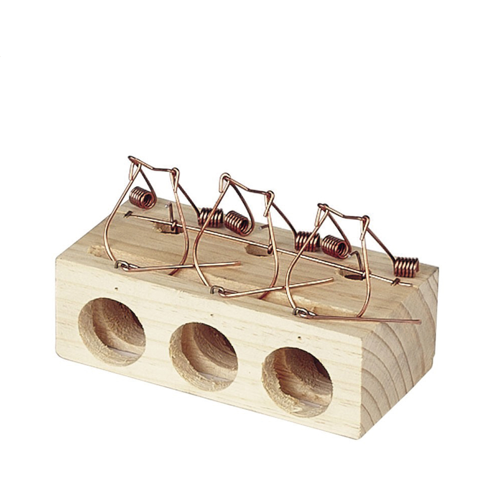 Quick Action Wooden Mouse Trap