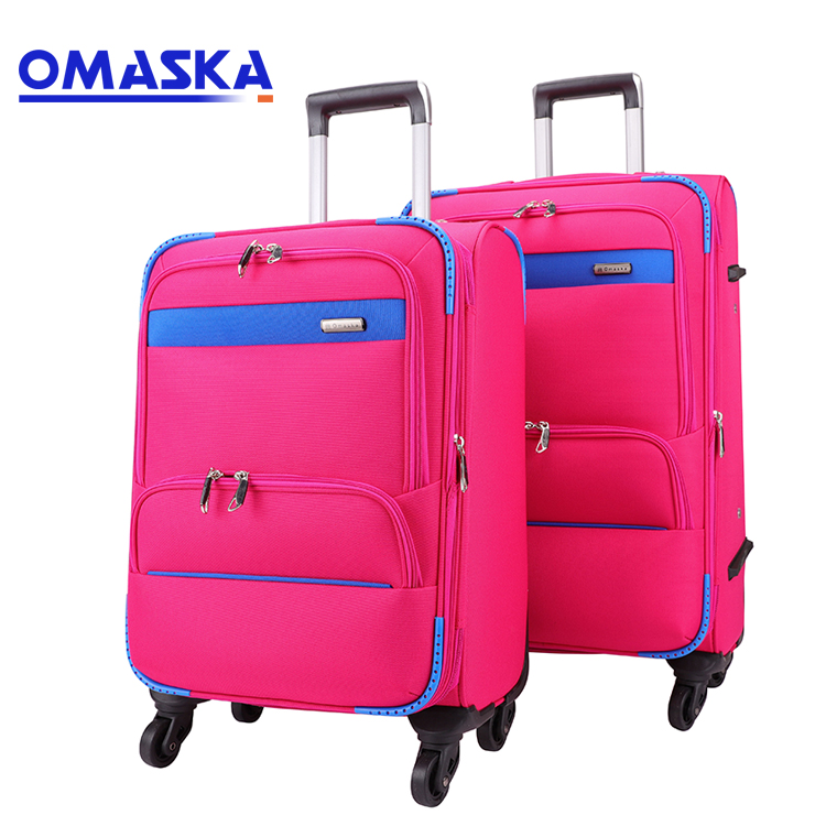 Fashion OMASKA 3 pcs set Spinner wheels OEM travel bag luggage set